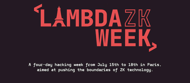 LambdaZK Week